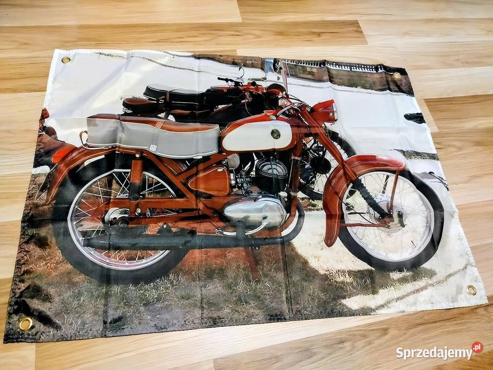 Baner plakat Romet pony m2 301 motorynka dkw NSU Akcesoria samochodowe Gniezno