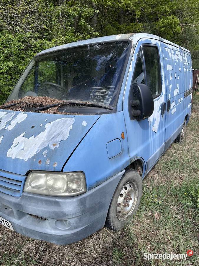 Fiat Ducato 20JTD złom bez prawa rejestracji manualna Sztabin