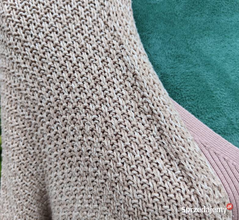 Sweter kardigan HM beżowy M 38 L 40 XL 42 H&M zachodniopomorskie Szczecin