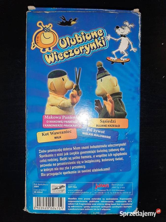 Ulubione Wieczorynki VHS 2004 kujawsko-pomorskie Inowrocław