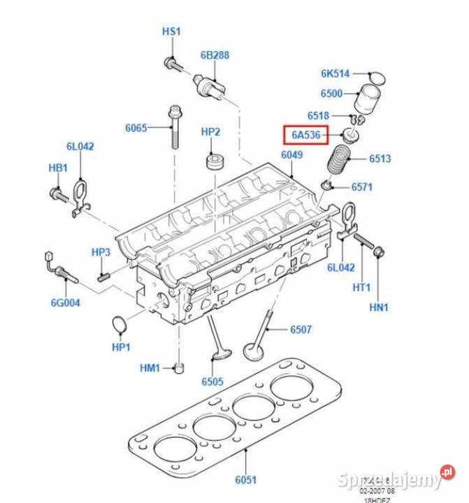 USTALACZ SPRĘŻYNY ZAWORU FORD 18 TDCI