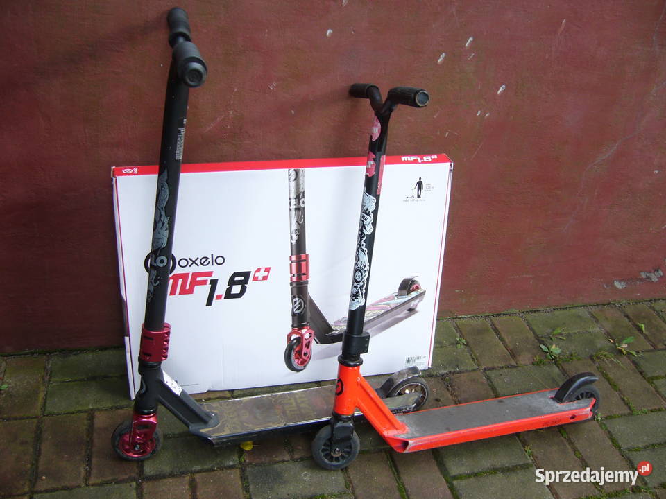 Hulajnoga Oxelo na łożyskach czarna i czerwona Rowerki i pojazdy