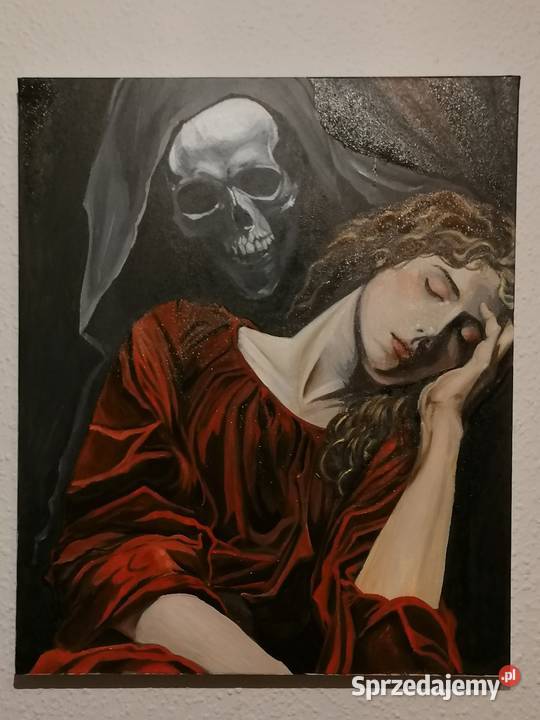 Obraz olejny memento mori pomorskie sprzedam