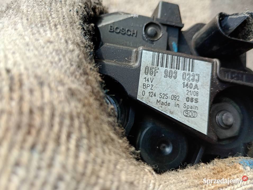 VW Sharan 20 TDI BRT alternator 06f903023j Udrzynek