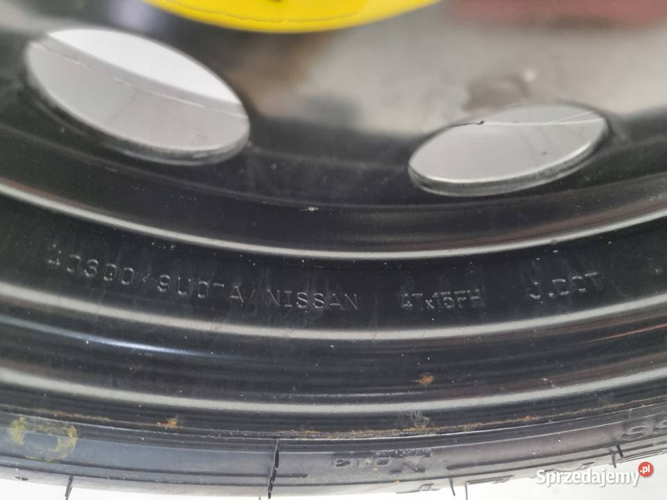 KOŁO DOJAZDOWE Nissan Note E11 12570 R15 4x100 lubelskie Chełm sprzedam