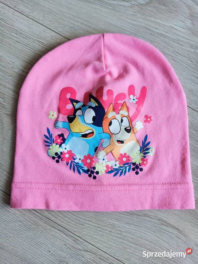 Czapka dziewczęca różowa Bluey Rozmiar 54 Nakrycia głowy, szaliki i rękawiczki mazowieckie Płock
