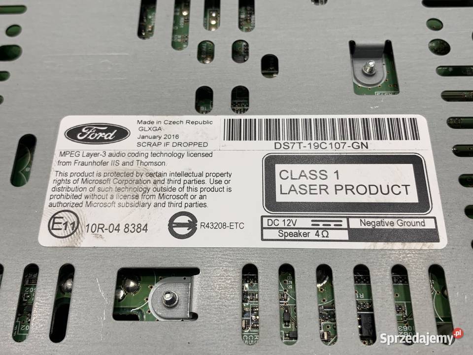 RADIO FORD MONDEO MK5 DS7T19C107GN ODTWARZACZ osobowe