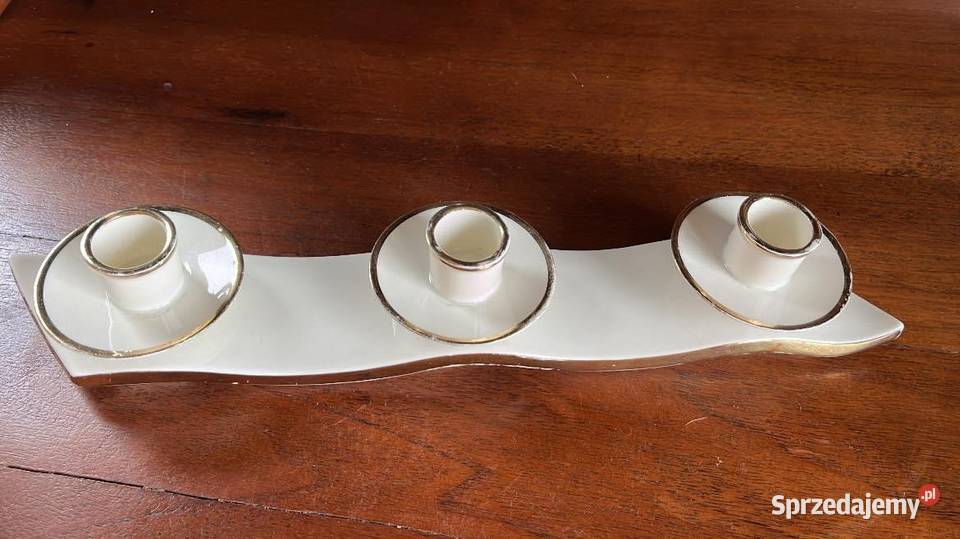 Świecznik na 3 świece Syg Gerold Co Tettau pomorskie Gdańsk