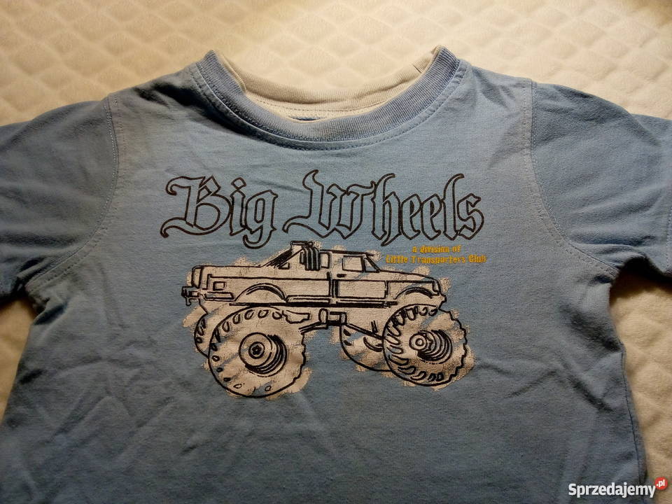 Bluzka chłopięca krótki rękaw Big Wheels 18M Rogoźnik