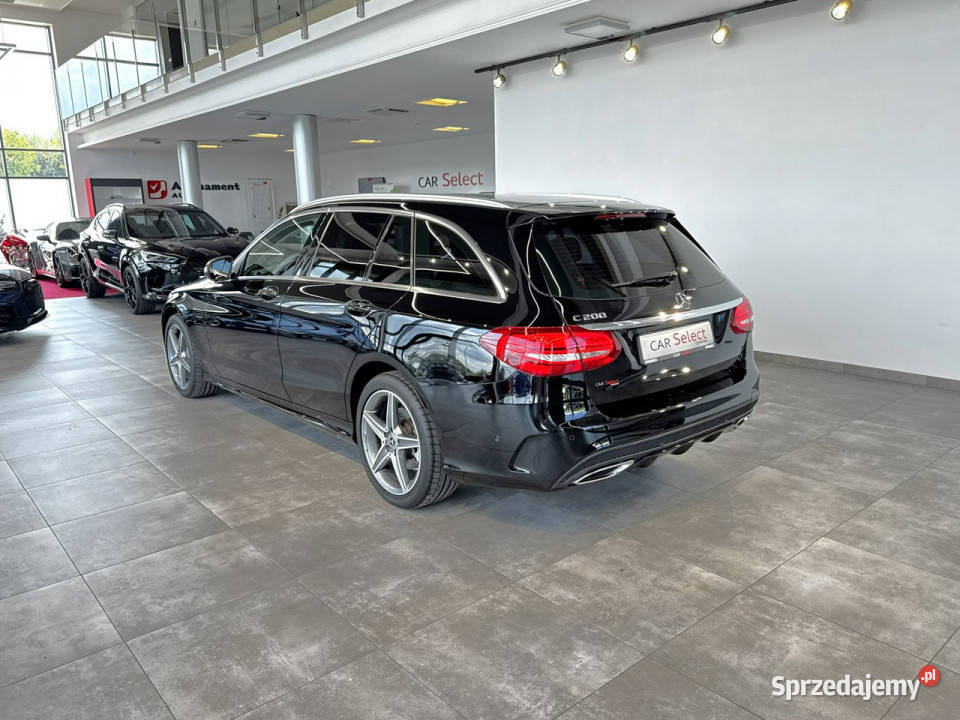 Mercedes C 200 T 20 184 automat 2018 r salon fa Myślenice