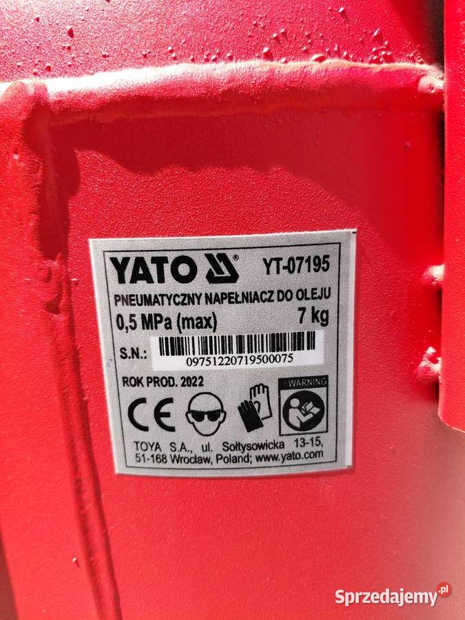 Napełniacz do oleju 20l Porąbka sprzedam