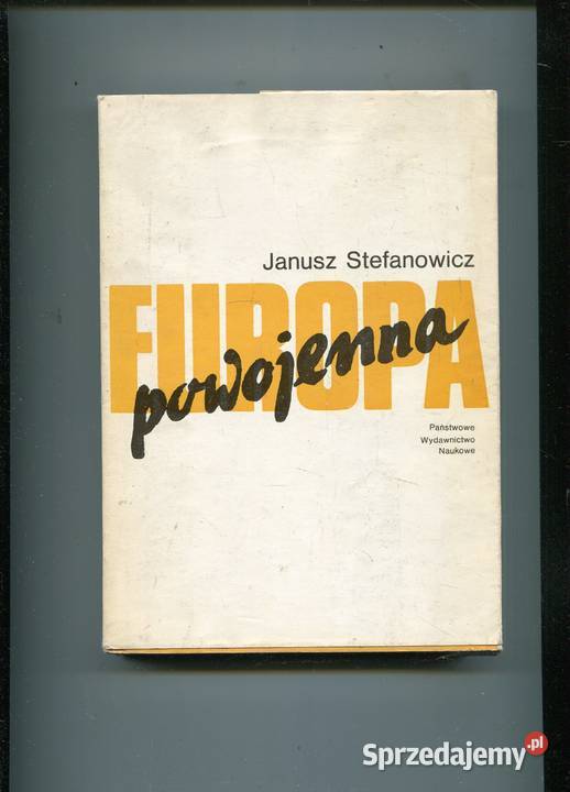 Europa powojenna Stefanowicz Szczecin