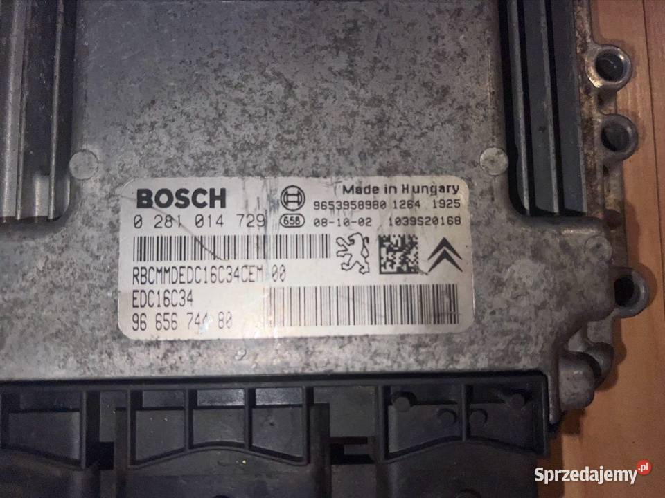 Moduł komputer 0 281 014 729 Citroen Peugeot wielkopolskie