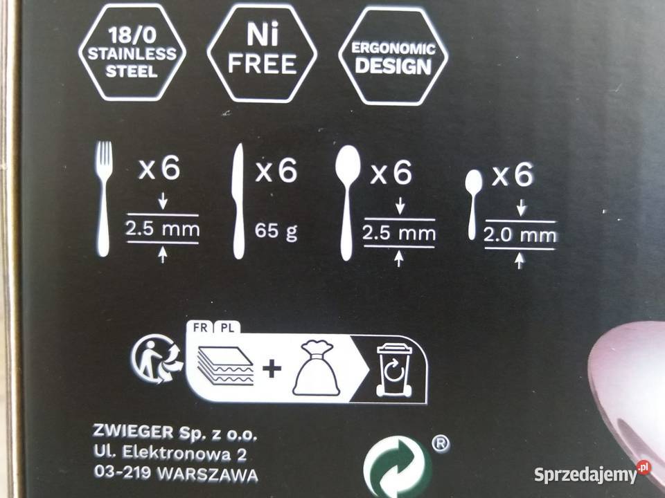 NAJTANIEJ Zestaw Stołowy Sztućców Multima 24el Zabrze