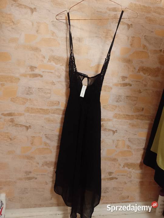 4244 XLXXL Ekskluzywna czarna halka z Londynu Kraków