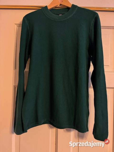 Sweter męski L Carry z bawełny zielony klasyczny sprzedam