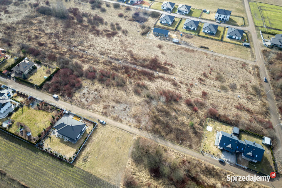 Działka z MPZP Dom jednorodzinny Bliźniak utwardzona Serock sprzedam