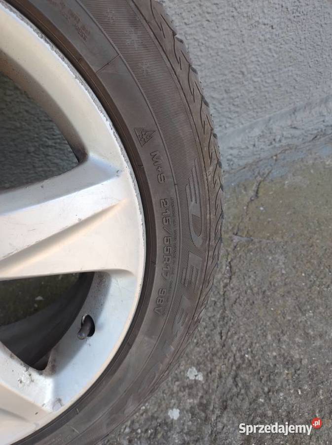 Koła alu R17 21555 Honda Accord opony zimowe Samochodowe Węgrzce Wielkie sprzedam