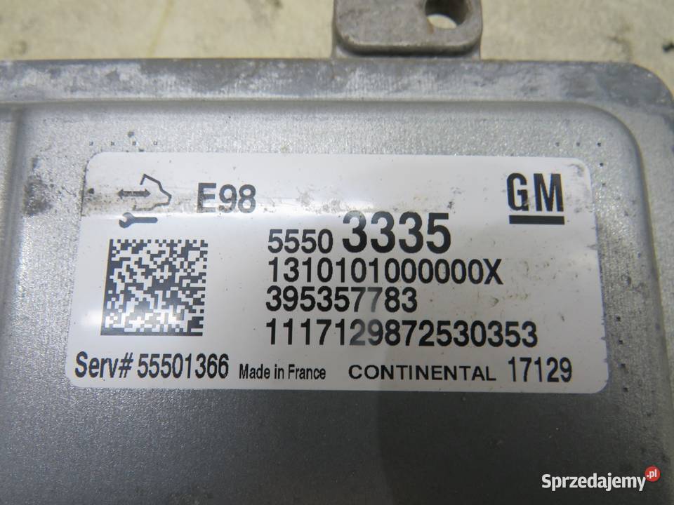 KOMPUTER SILNIKA INSIGNIA B 16 CDTI 55503335