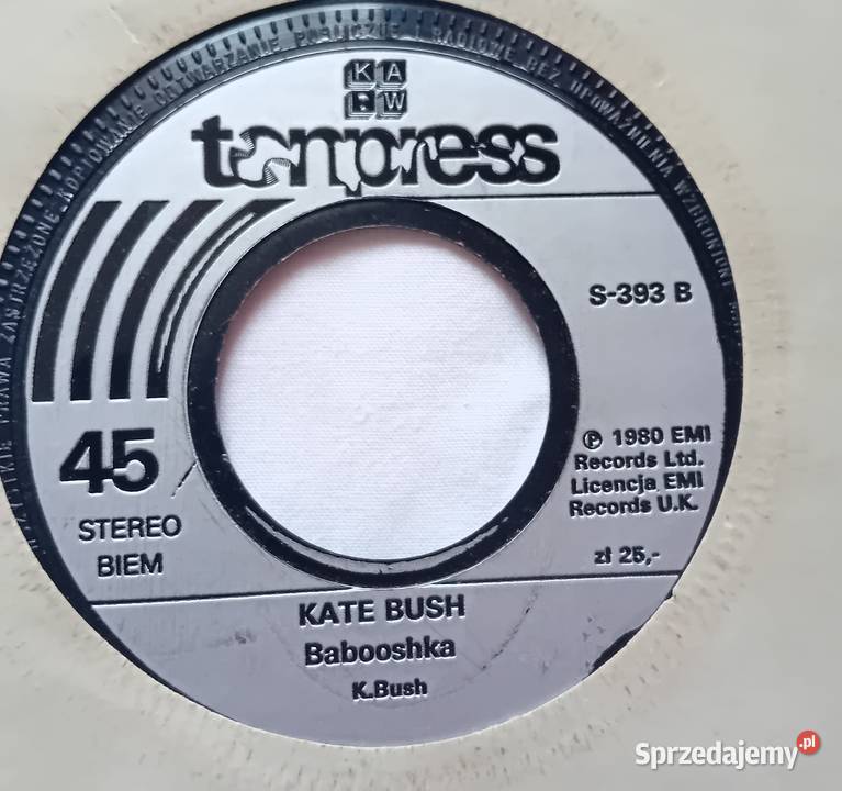 SP Kate Bush Army DreammersBabooshka Tonpress Koźminek