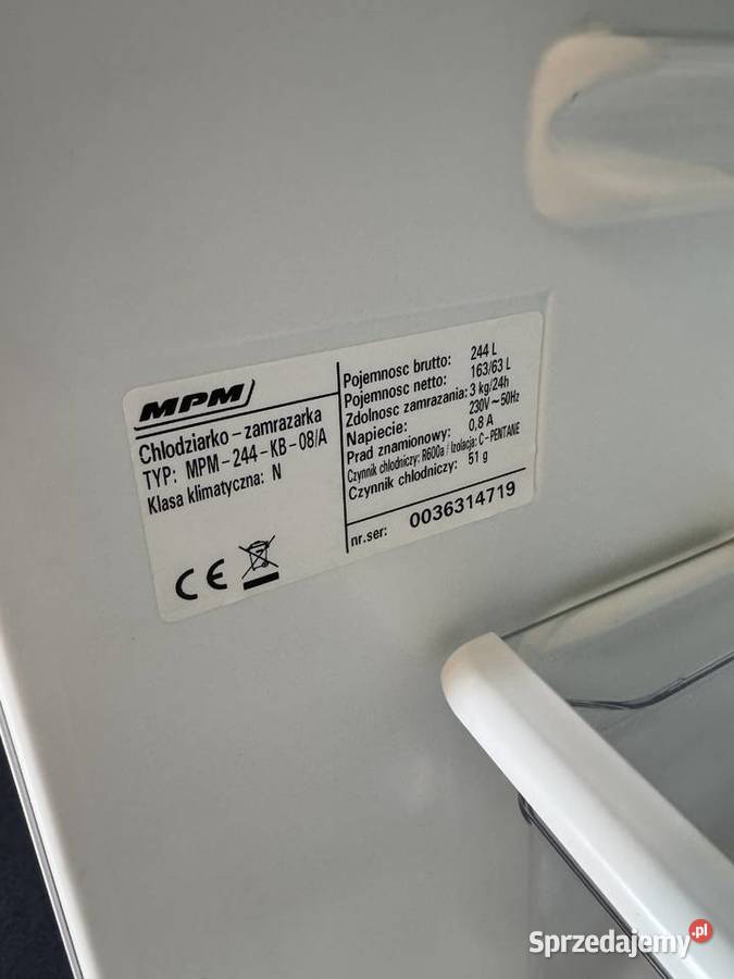 Lodówka MPM wys 142 łódzkie Łódź