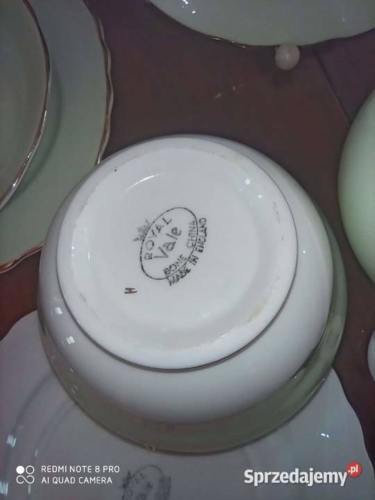 Filiżanka z Talerzykiem Royal Vale Made in Gdańsk