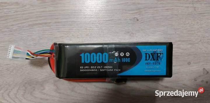 Bateria LiPo DXF 10 000 mAh 6S 222V 222WH 100C Przemyśl