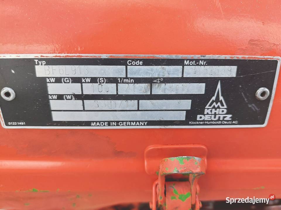 Silnik spalinowy Deutz BF6L913 BF6L 913 Turbo Kielce