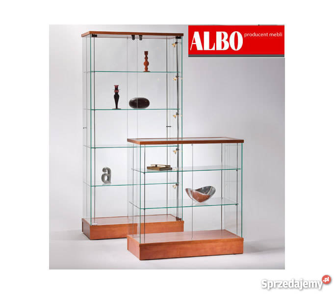 Gablota Szklana POLO witryna szklana meble Wyposażenie firm Kielce