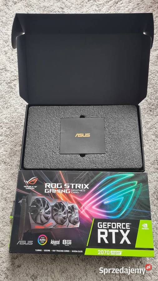 Asus rog strix rtx 2070 super łódzkie