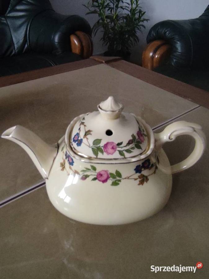 Antyczne porcelanowe czajniki imbryki Anglia lubelskie Janów Lubelski