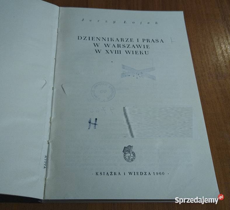 Dziennikarze i prasa w Warszawie w XVIII wieku miękka Gdańsk