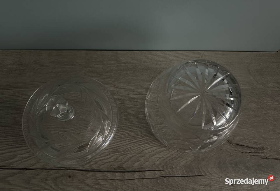 Bombonierka mała kryształ z lat 50tych Łódź