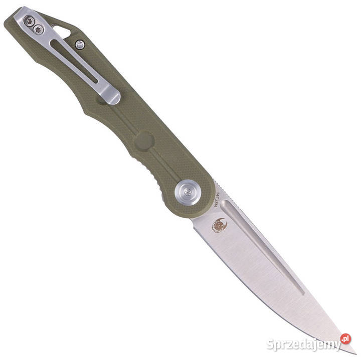 Nóż składany Kubey Mizo Green G10 Satin 14C28N mazowieckie Warszawa