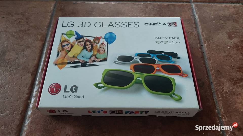 Okólary 3D LG 5 sztuk nowe 3d lg dolnośląskie
