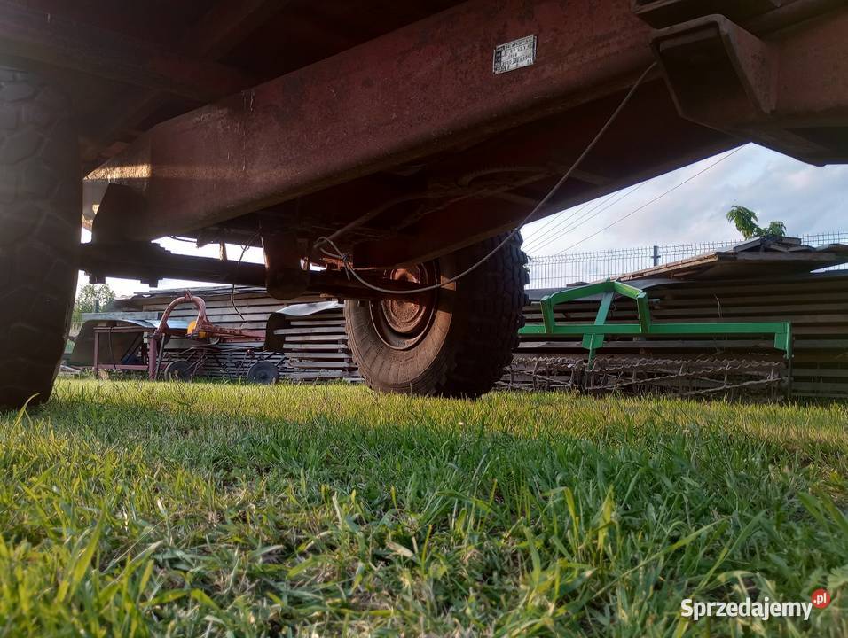 Przyczepa rolnicza 85 ton wywrotka jednoosiowa Łózki