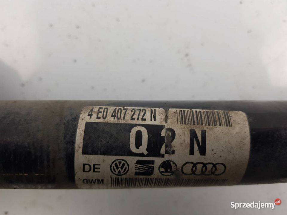 PÓŁOŚ PRAWA PRZÓD 4E0407272N AUDI A8 D3 kujawsko-pomorskie