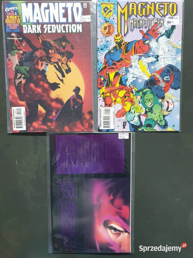 Magneto 3 komiksy Marvel USA Superbohaterowie Komiksy sprzedam