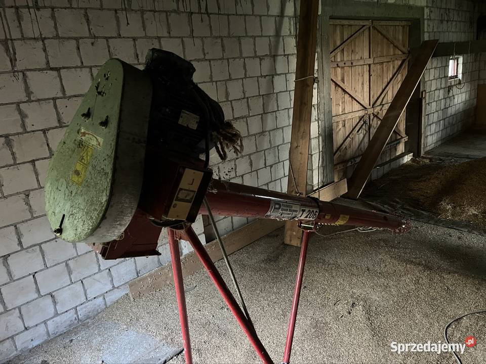 Przenośnik ślimakowy do zboża żmijka Guzy