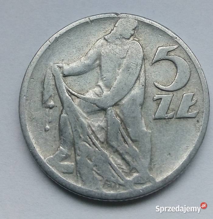 POLSKA 5 1958 r AL WASKA 8 W DACIE RYBAK RZADKA Numizmatyka mazowieckie Legionowo sprzedam