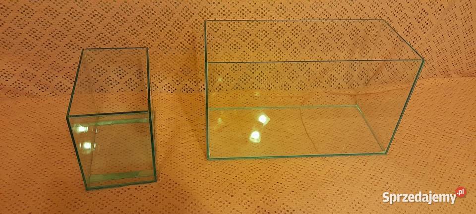 Akwaria szklane mazowieckie Warszawa sprzedam
