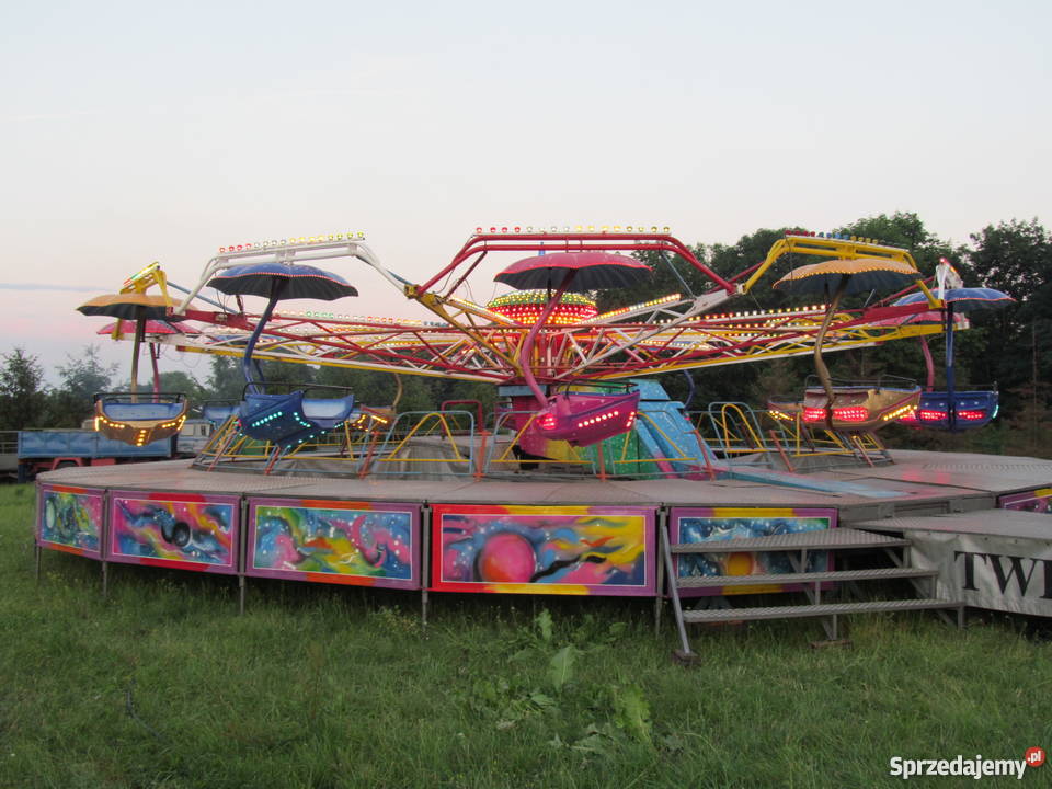 Twister parasolki dmuchańce zjeżdzalnia dmuchana