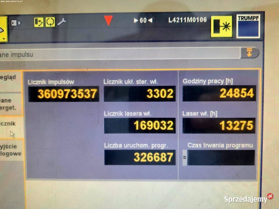 FIBER laser TRUMPF TruLaser 3030 Jelenia Góra