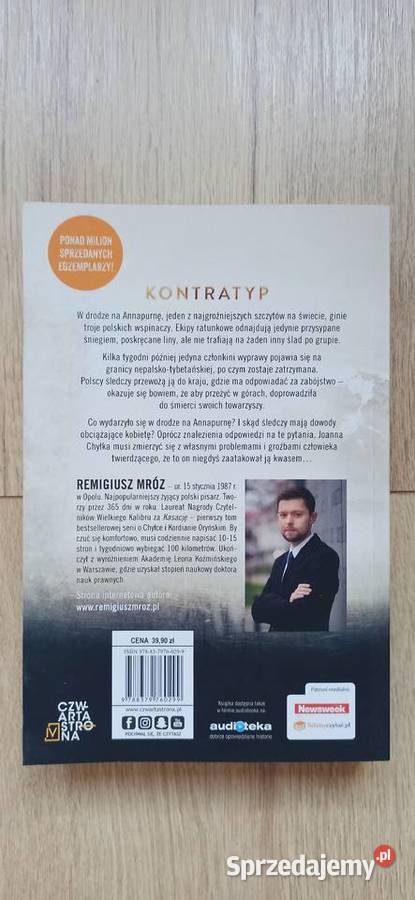 Remigiusz Mróz Wyrok Kontratyp Immunitet Kraków sprzedam