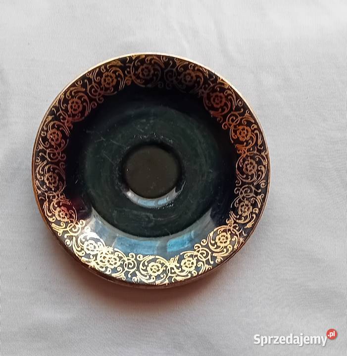Podstawek pod filiżankę porcelit Chodzież czarny Koźminek