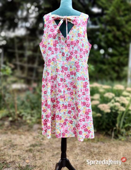 Kolorowa sukienka FF 50 5XL plus size midi zachodniopomorskie Szczecin