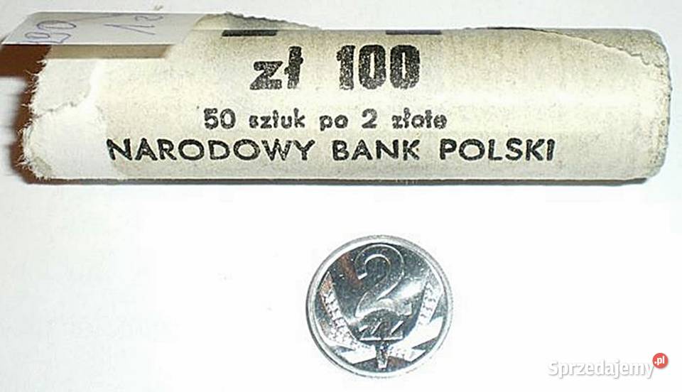 Moneta 2 1990 z rolki wielkopolskie Ostrów Wielkopolski sprzedam