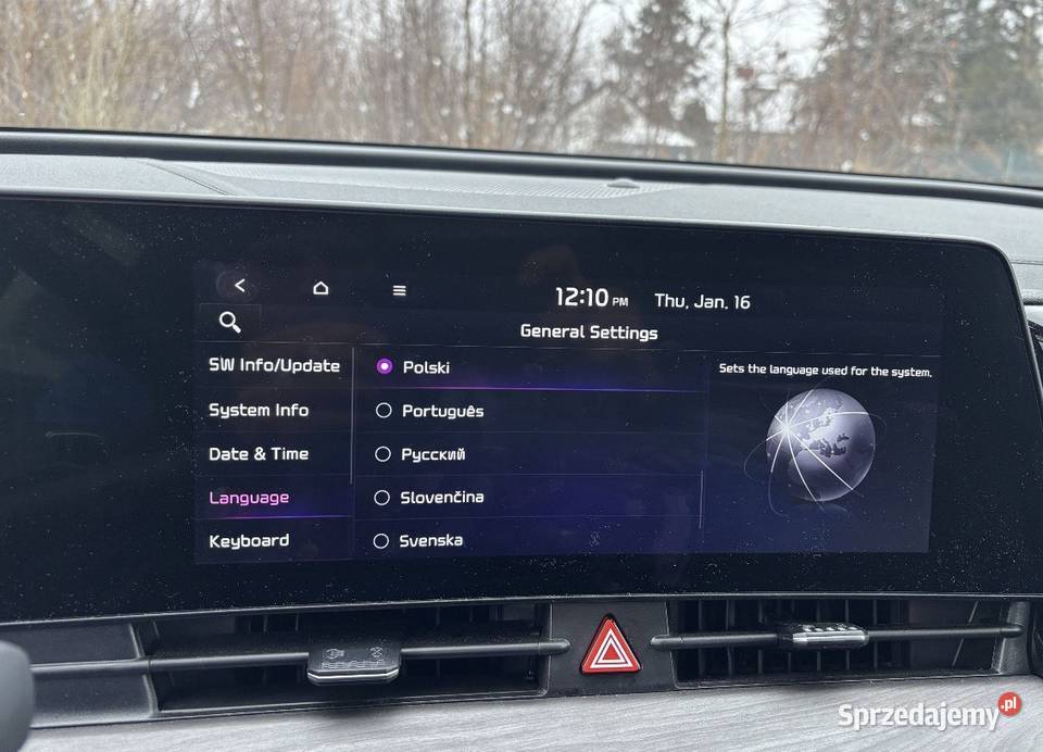 Kia Sorento USA kodowanie język polski crash