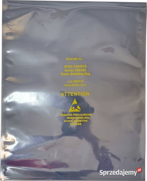 Torebki ESD metalizowana z otwartą górą 254 x Józefów