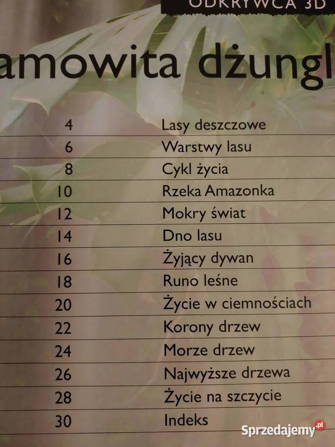 Odkrywca 3D Niesamowita dżungla Jane Green Wrocław sprzedam